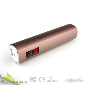 Hot Sales 2600mAh Battery Charger with digital display, Power bank